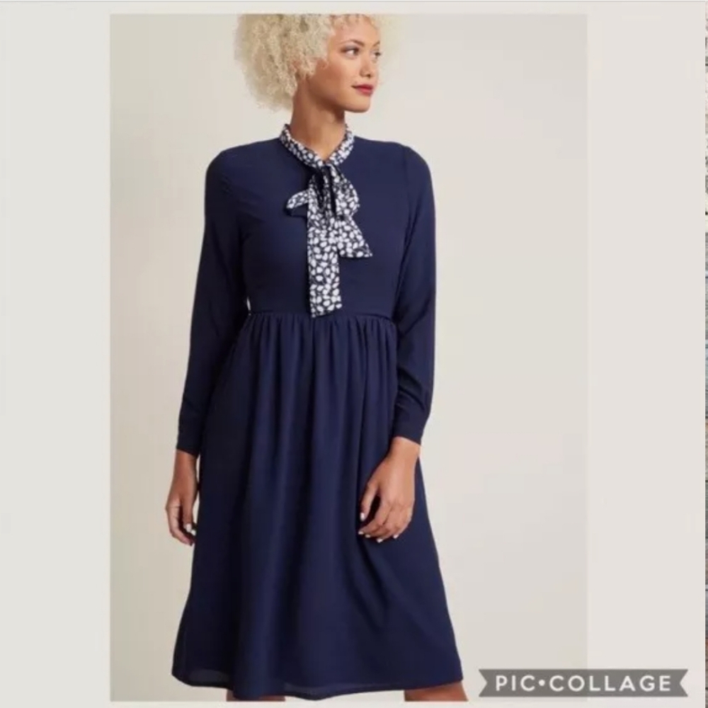 Modcloth Fever London Undeniably Refined Midi Dress